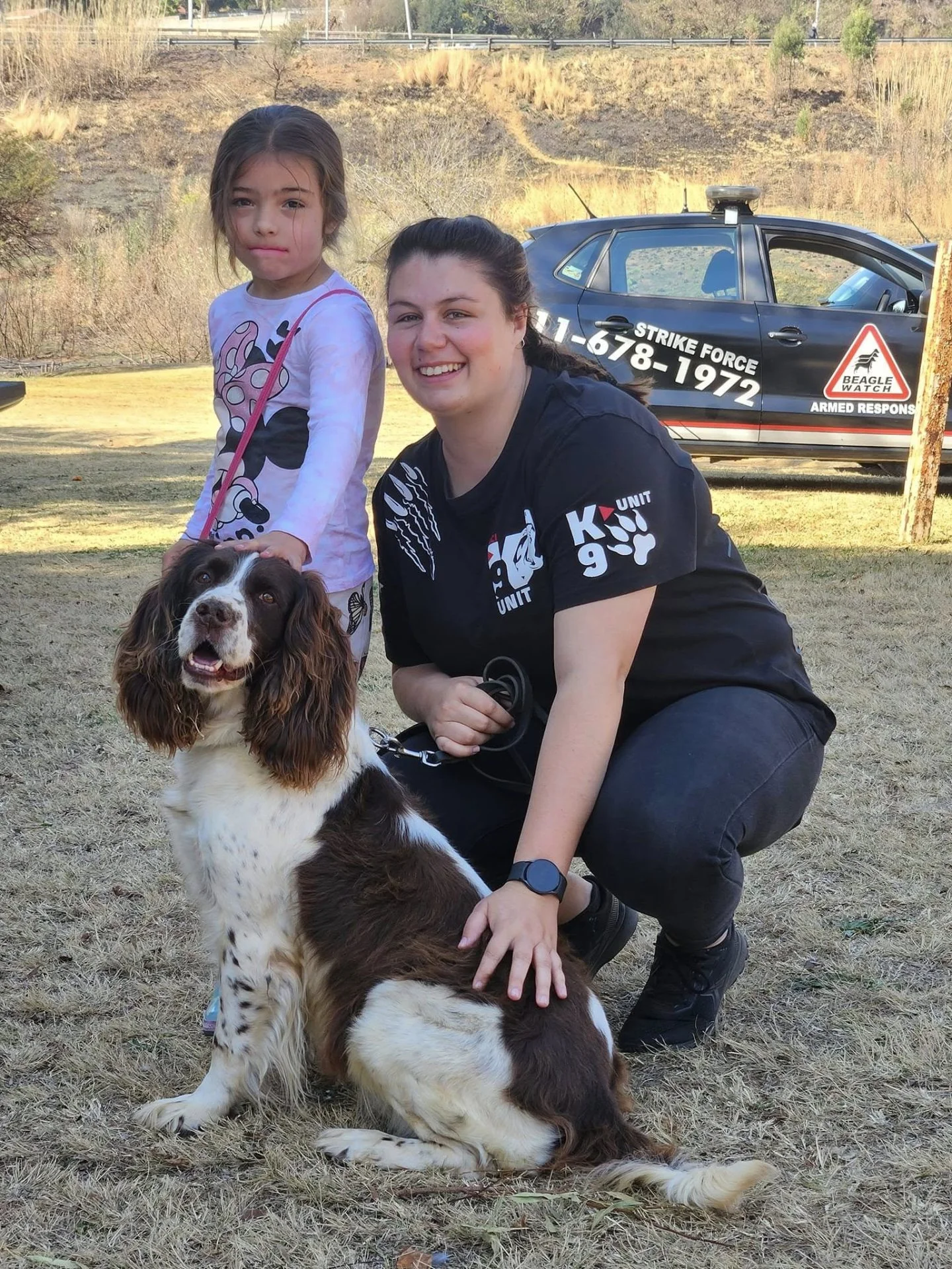 Dog training on the Raging Blaize tactical obstacle training course in Bapsfontein